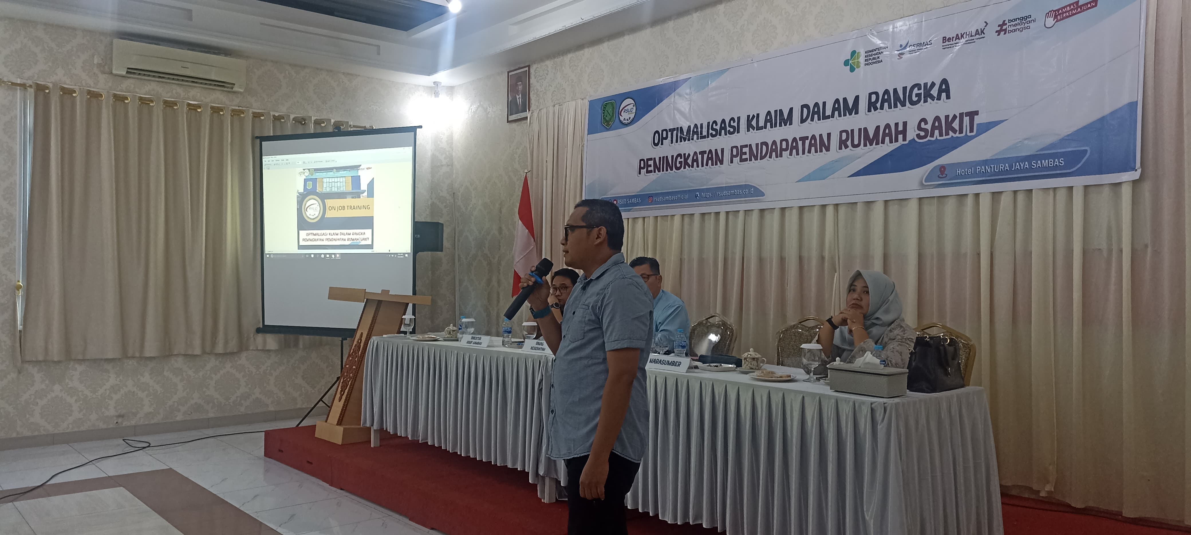RSUD Sambas Menyelenggarakan On Job Training - Optimalisasi Klaim Dalam Rangka Peningkatan Pendapatan Rumah Sakit